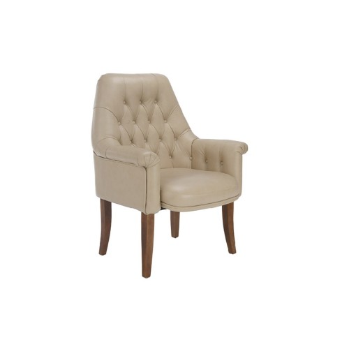 Конференц стул для посетителя Бруно-G: кресло в натуральной коже