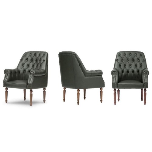 Офисный стул для посетителя Батони G (деревянные ножки)