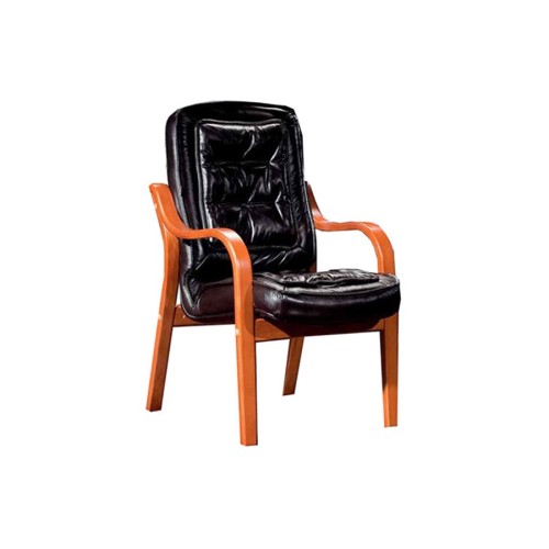 Конференц стул для посетителя Доу SE-004: кресло в натуральной коже