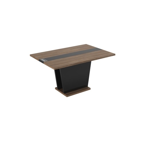 Брифинг-приставка / Элемент стола переговоров с кабель-каналом Asti