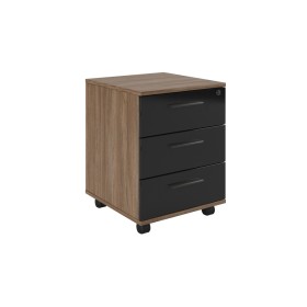 Тумба подкатная с 3 ящиками глянец Asti