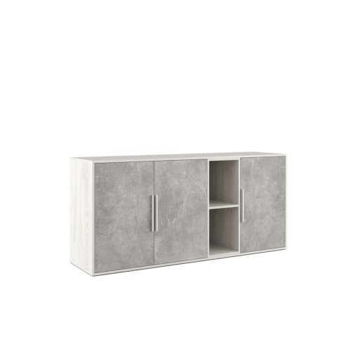 Шкаф низкий 3 створки с нишей B-Tone