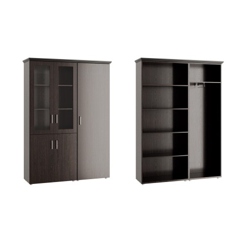 Шкаф для бумаг с гардеробом. Композиция 3 Boston