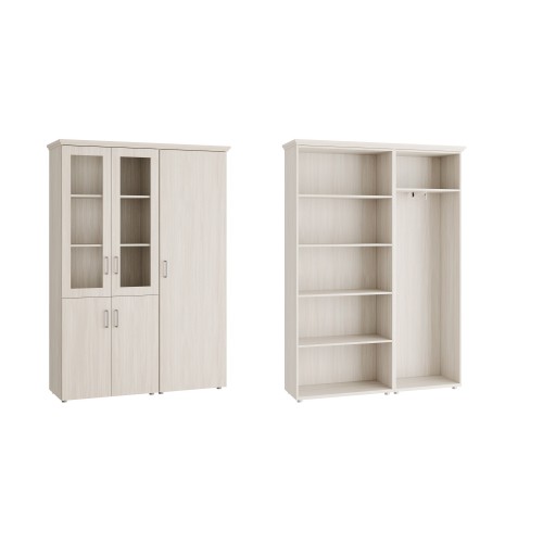 Шкаф для бумаг с гардеробом. Композиция 3 Boston