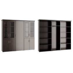 Шкаф для бумаг с гардеробом 5 створок. Композиция 5 Boston