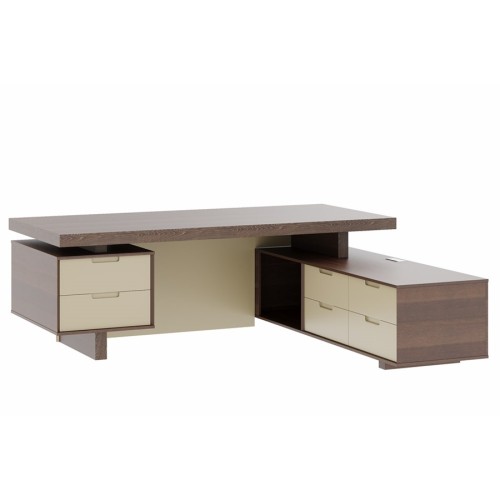 Стол письменный с тумбами (малая тумба слева) Concept