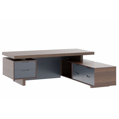 Стол письменный с тумбами (малая тумба слева) Concept