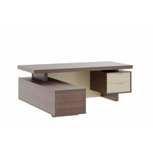 Стол письменный с тумбами (малая тумба справа) Concept