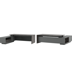 Стол письменный на опорной креденции левый 232 Dali