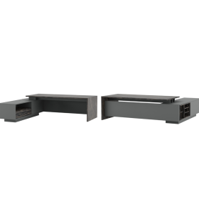 Стол письменный на опорной креденции левый 232 Dali