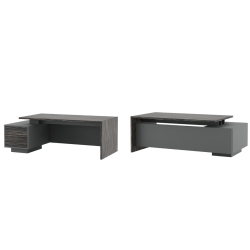 Стол письменный на опорной тумбе левый 210 Dali