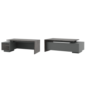 Стол письменный на опорной тумбе левый 210 Dali