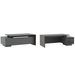 Стол письменный на опорной тумбе правый 210 Dali