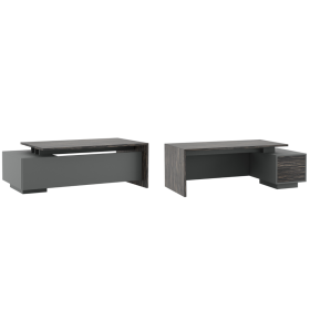 Стол письменный на опорной тумбе правый 210 Dali