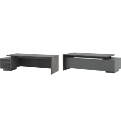 Стол письменный на опорной тумбе левый 230 Dali