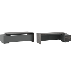 Стол письменный на опорной тумбе правый 230 Dali