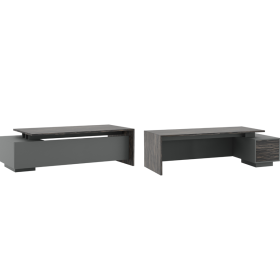 Стол письменный на опорной тумбе правый 230 Dali