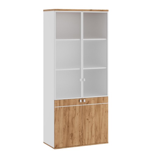 Шкаф для бумаг со стеклом (стекло в раме) Foil