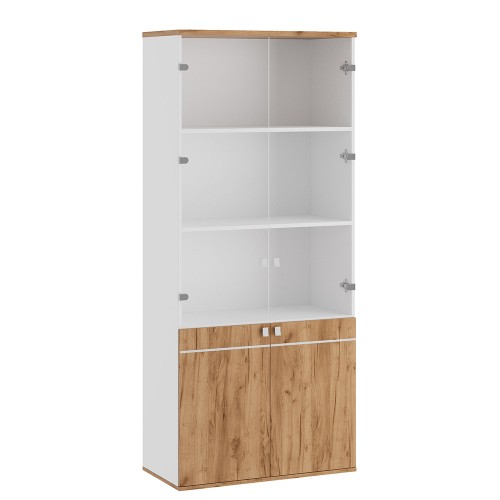 Шкаф для бумаг со стеклом (стекло без рамы) Foil