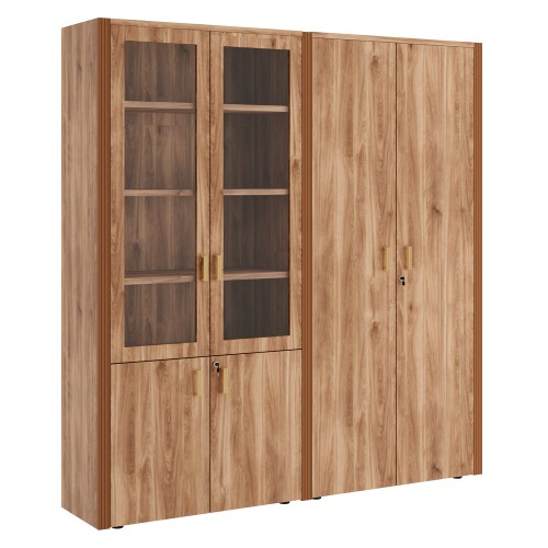 Шкаф для бумаг с гардеробом. Композиция 1. Monza