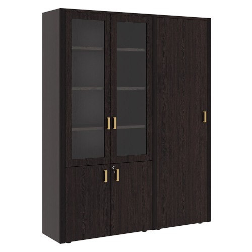 Шкаф для бумаг с одностворчатым гардеробом. Композиция 3. Monza