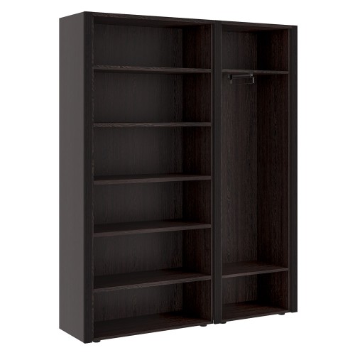 Шкаф для бумаг с одностворчатым гардеробом. Композиция 3. Monza