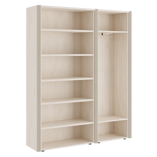 Шкаф для бумаг с одностворчатым гардеробом. Композиция 3. Monza