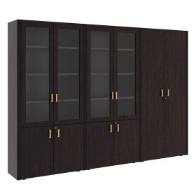 Шкаф для бумаг с гардеробом 6 створок. Композиция 5. Chicago