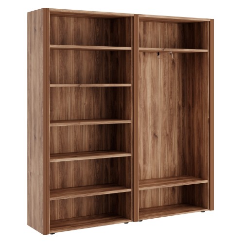 Шкаф для бумаг с гардеробом. Композиция 1. Monza