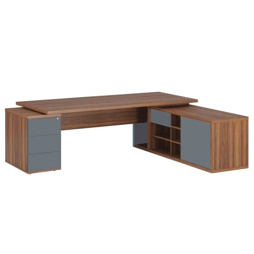 Стол рабочий на креденции и тумбе правый 222 Zion