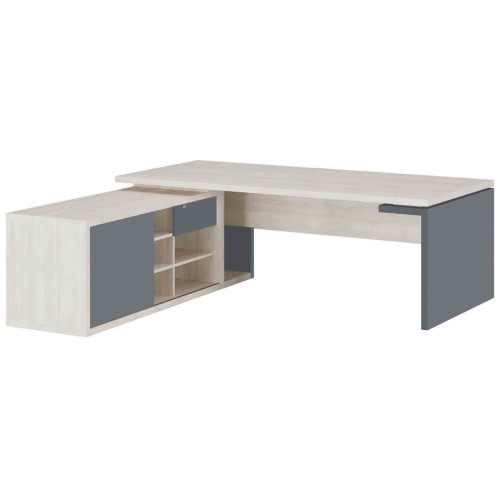 Стол рабочий на опорной креденции левый 200 Zion