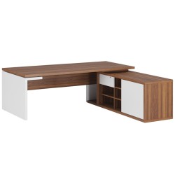 Стол рабочий на опорной креденции правый 200 Zion