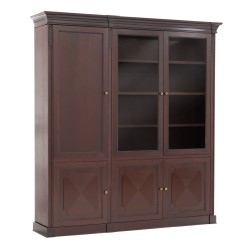 Шкаф 2 деревянные двери комбинированный L216 Doge