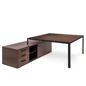 Стол квадратный на опорной тумбе Enzo ECL 01