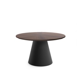 Стол кофейный высокий (NOALE) столешница-шпон, кромка со скосом Энцо | Enzo