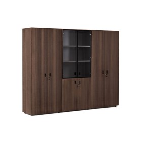 Шкаф комбинированный c гардеробом и для бумаг Enzo