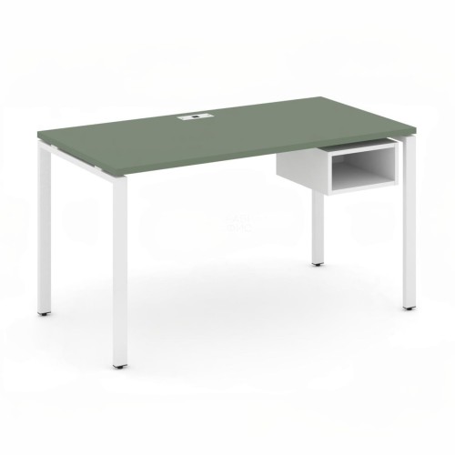 Стол рабочий с подвесной тумбой с 1 открытой нишей 98 Concept