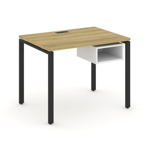 Стол рабочий с подвесной тумбой с 1 открытой нишей 98 Concept