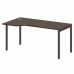 Стол криволинейный левый на П-образном м/к 160 Metal System Quattro 4x4