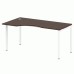 Стол криволинейный левый на П-образном м/к 160 Metal System Quattro 4x4