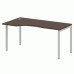 Стол криволинейный левый на П-образном м/к 160 Metal System Quattro 4x4