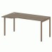 Стол криволинейный левый на П-образном м/к 160 Metal System Quattro 4x4