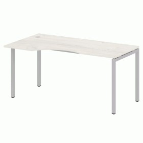 Стол криволинейный левый на П-образном м/к 160 Metal System Quattro 4x4