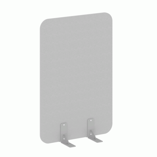 Перегородка на металлических опорах на фетровых подпятниках 80-120 R-Line