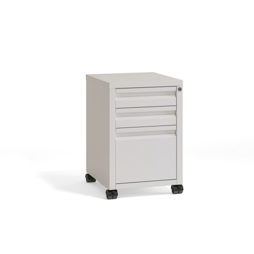 Тумба мобильная металлическая (центральный замок) 44 Riva Metal