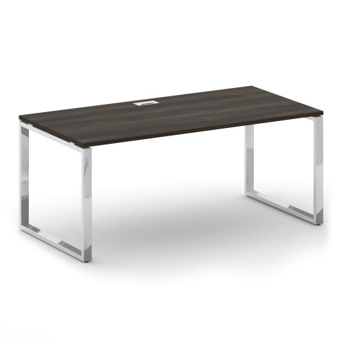 Стол руководителя прямой без тумбы на металлокаркасе 180 Shift