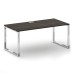 Стол руководителя прямой без тумбы на металлокаркасе 180 Shift