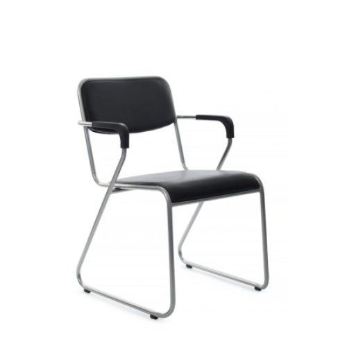 Стул для посетителя Никс Плюс RCH OMKL-04/04B с подлокотниками (RV Chair)