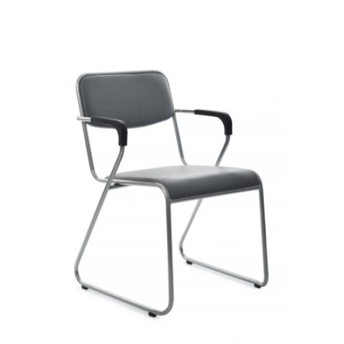 Стул для посетителя Никс Плюс RCH OMKL-04/04B с подлокотниками (RV Chair)
