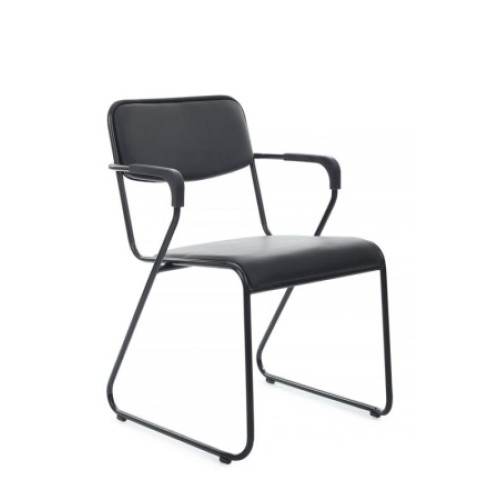 Стул для посетителя Никс Плюс RCH OMKL-04/04B с подлокотниками (RV Chair)